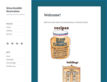 Tablet Screenshot of ginaanzaldo.com
